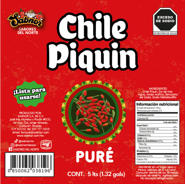 Puré de Chile Piquín