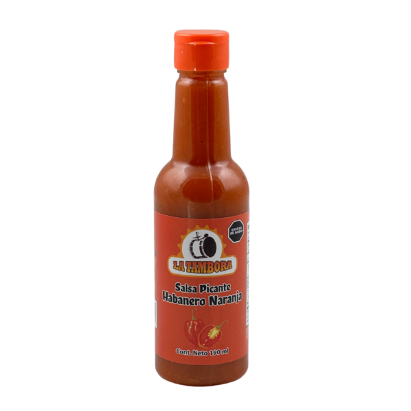 Salsa Habanero Naranja 190ml Botella PET