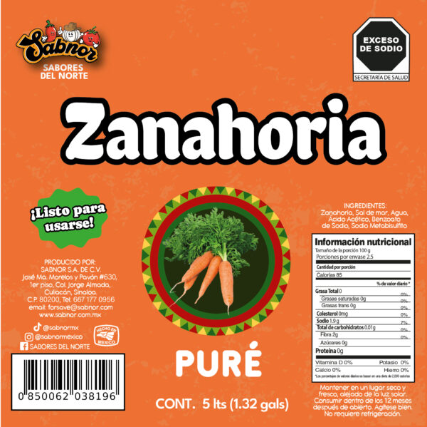 Puré de Zanahoria